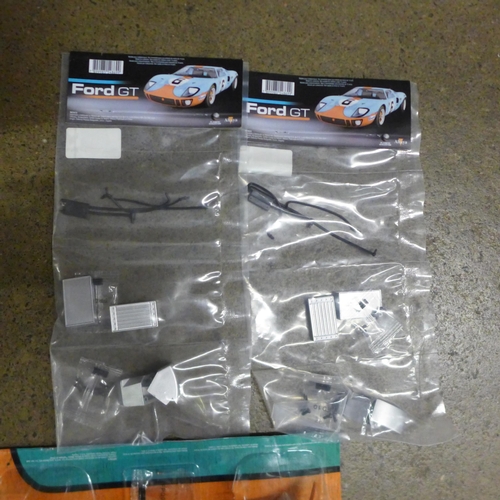 765 - DeAgostini publication Ford GT model parts, 100+