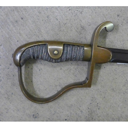 804 - A WWI German Artillery sword with shagreen handle **PLEASE NOTE THIS LOT IS NOT ELIGIBLE FOR IN-HOUS... 