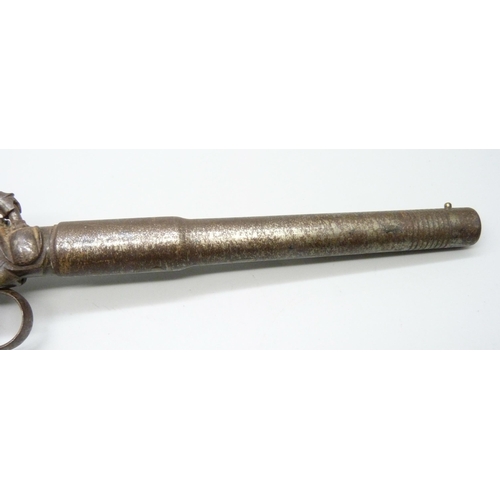 815 - A mid 19th Century percussion pistol, 30cm