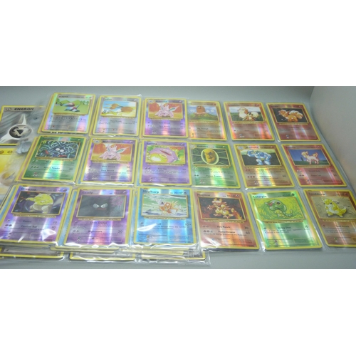 818 - Pokemon; part set XY Evolution including Holo, also Charmander and Pikachu