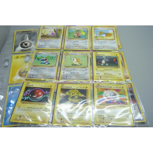 818 - Pokemon; part set XY Evolution including Holo, also Charmander and Pikachu