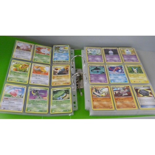 820 - Pokemon cards; a binder with over 650 vintage Pokemon cards