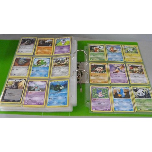 820 - Pokemon cards; a binder with over 650 vintage Pokemon cards