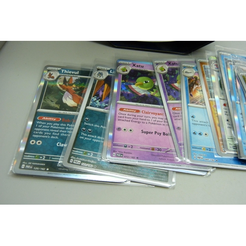 822 - Over 600 Pokemon cards with Black Star Rare, Holo and Reverse Holo