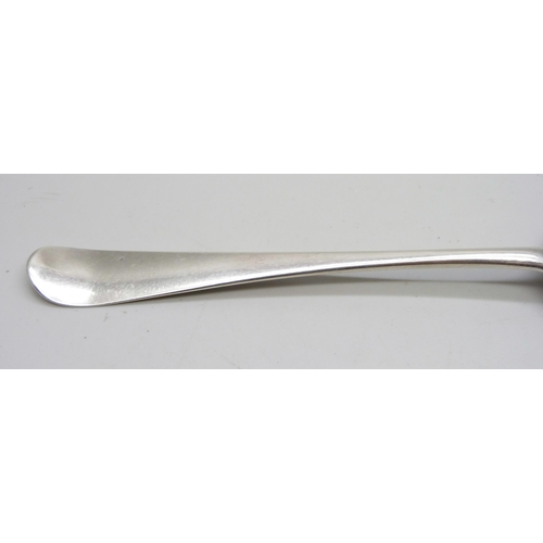 853 - A George III silver spoon, London 1781, maker T.W., 59g