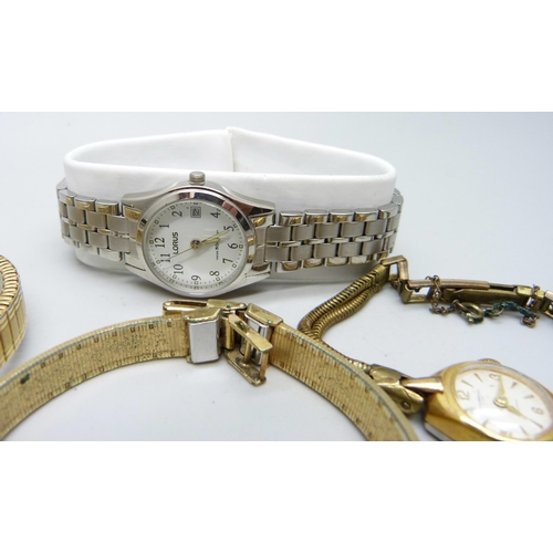 904 - Six lady's wristwatches