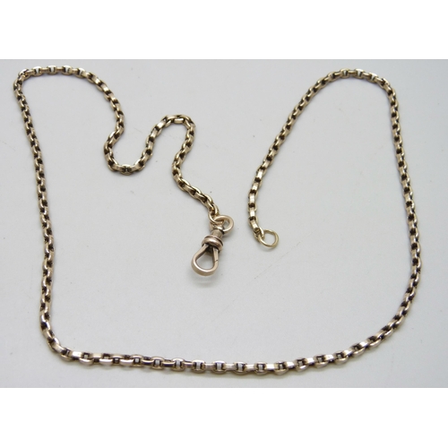 977 - A 9ct gold chain, 12.5g, 58cm