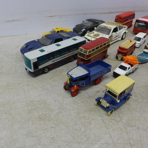 2106 - Approximately 20 die-cast and toy cars