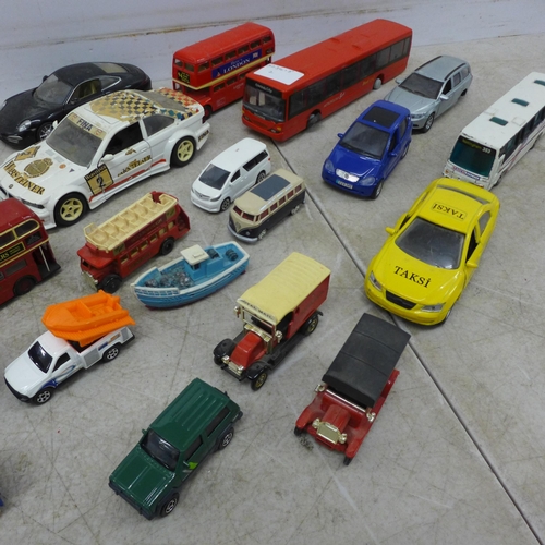 2106 - Approximately 20 die-cast and toy cars