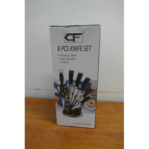 2099 - A CF knife 8 piece stainless steel knife set, boxed