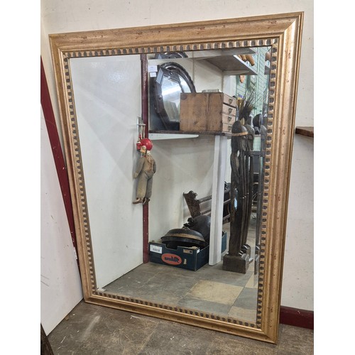 364 - A large gilt framed mirror