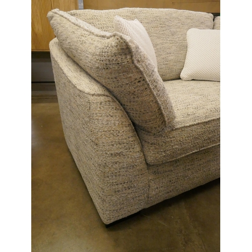 1372 - A Barker & Stonehouse ivory and grey flecked two seater sofa RRP £1129