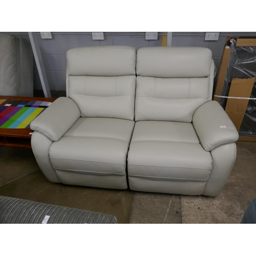 1407 - Fletcher 2 seater Light Grey Power Recliner , Original RRP £983.33 + vat - repaired frame (4208-16) ... 