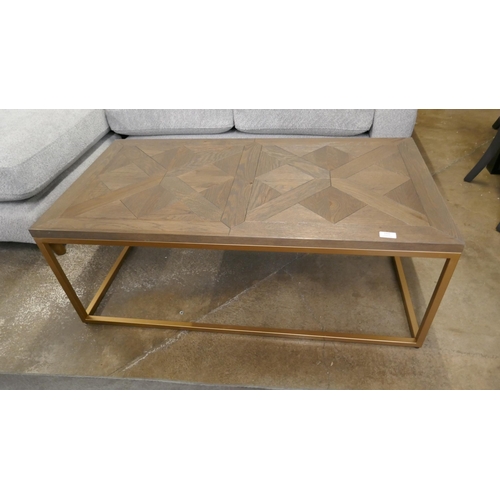 1444 - Astoria Oak Coffee Table, Original Rrp £301.94 + Vat (331-45)   * This Lot Is Subject To Vat