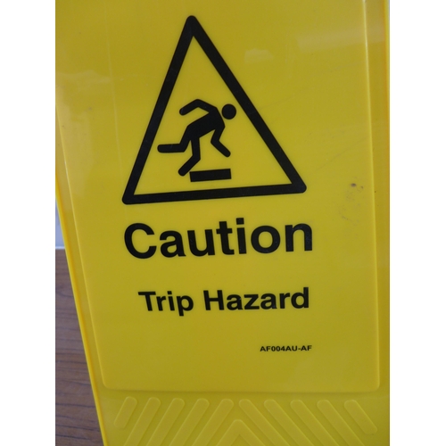 2381 - 7 'Caution Trip Hazard' floor signs