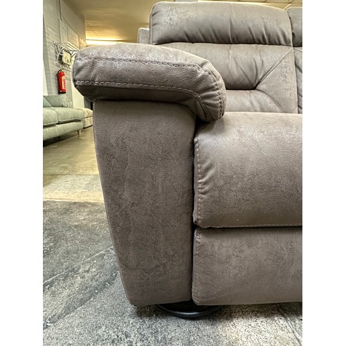 1412 - Justin Brown 3 Seater Power Recline, Original RRP £833.33 + Vat (4209-21) *This lot is subject to Va... 