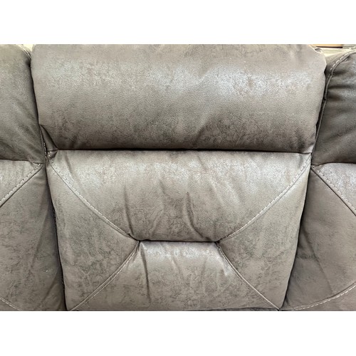 1412 - Justin Brown 3 Seater Power Recline, Original RRP £833.33 + Vat (4209-21) *This lot is subject to Va... 