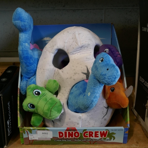 6002 - Dino Crew Dog Toy  (328-216)* This lot is subject to vat