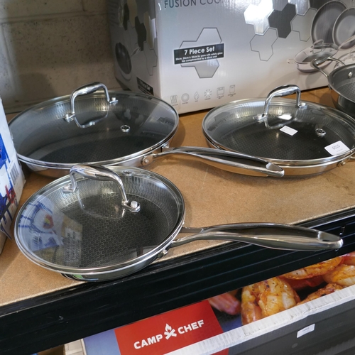 6010 - Pro Steel Cookware Set, Original RRP £269.99 + vat (328-191)* This lot is subject to vat