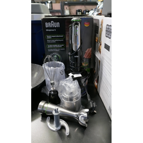 6028 - Braun Hand Blender - Mq9138Xi (328-201)* This lot is subject to vat