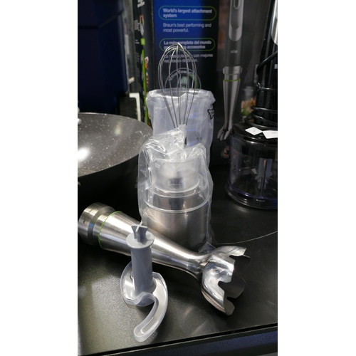 6028 - Braun Hand Blender - Mq9138Xi (328-201)* This lot is subject to vat