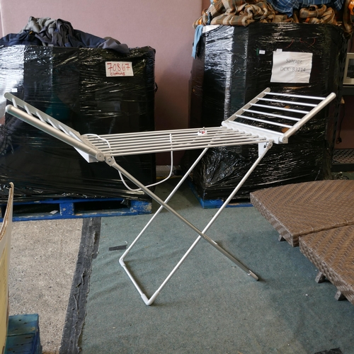 6047 - Vybra Electric Winged Airer With Cover  (328-74)* This lot is subject to vat