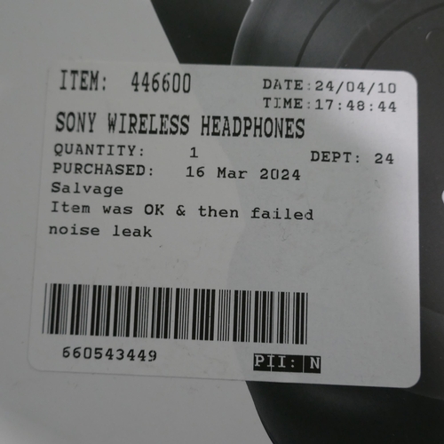 6081 - Sony Wireless Headphones  *This Item Is Subject To Vat (327A-33)