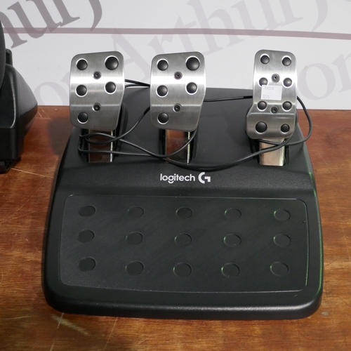 6083 - Xbox Logitech G920 Steer Wheel And Pedals - For X/S/One/Pc, Original RRP £199.99 + Vat *This Item Is... 