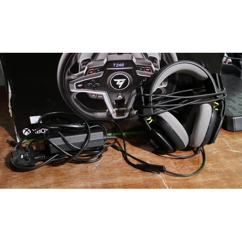 6084 - Xbox T-248 Thrustmaster Racing Wheel And Pedals, Original RRP £199.99 + Vat *This Item Is Subject To... 