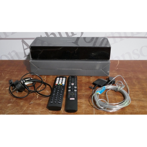 6088 - Samsung One Connect Box with 3 misc remotes (327A-488) *This lot is subject to Vat