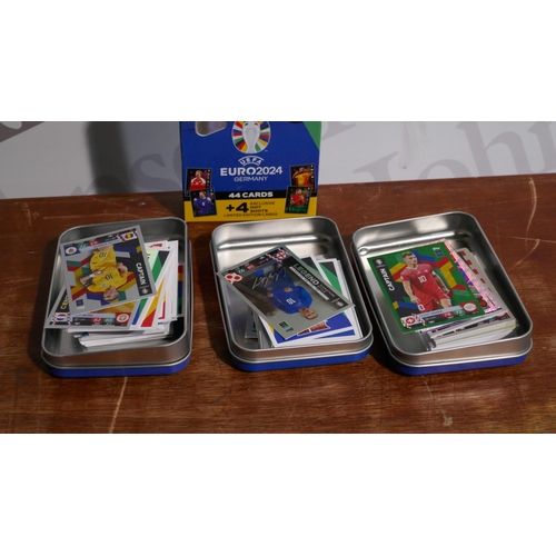 6094 - 4 x Match Atax Euros Mega Tins *This Item Is Subject To Vat (327A-390-393)