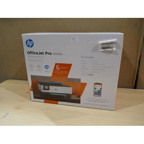 6115 - Hp Officeje Pro 8025E Aio Printer, Original RRP £127.99 + Vat *This Item Is Subject To Vat (327A-430... 