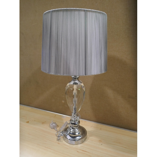 6117 - Lumis Lighting Anya Crystal Table Lamp *This Item Is Subject To Vat (327A-422)