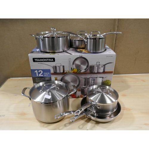 6133 - Tramontina Stainless Steel Cookware, Original RRP £169.99 + Vat *This Item Is Subject To Vat (327A-4... 