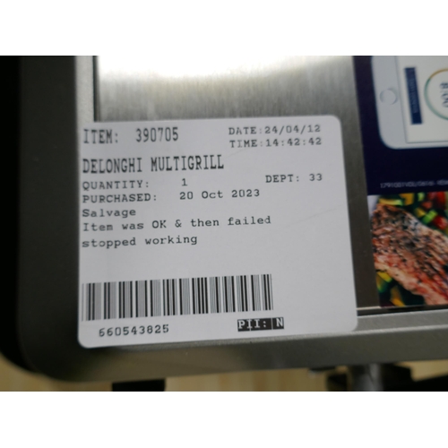 6151 - Delonghi Multigrill, Original RRP £139.99 + Vat *This Item Is Subject To Vat (327A-121)