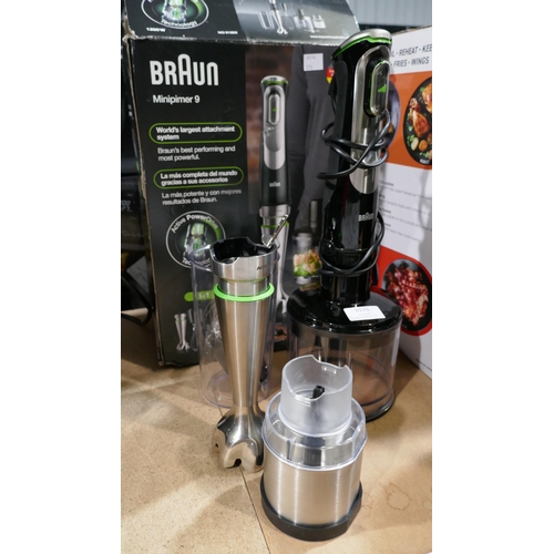 6176 - Braun Hand Blender - Model  Mq9138Xi *This Item Is Subject To Vat (327A-288)