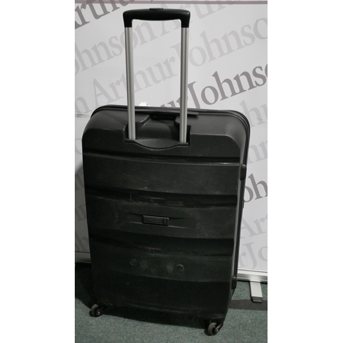 6180 - American Tourister Bon Air 3Pc Black Luggage Set, Original RRP £120.83 + Vat *This Item Is Subject T... 