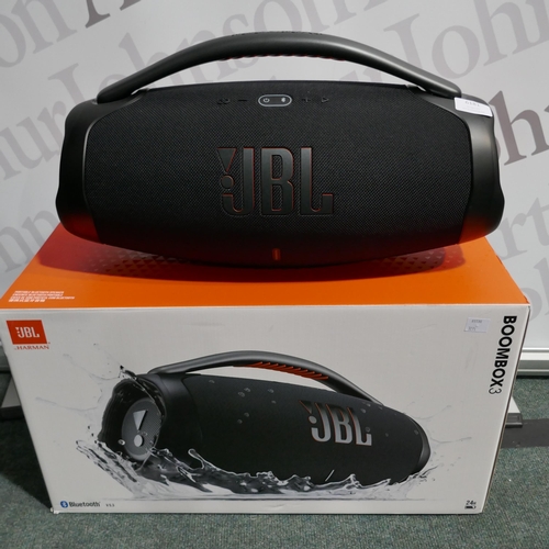 6181 - Jbl Boombox 3 Portable Bluetooth Speaker, Original RRP £249.99 + Vat *This Item Is Subject To Vat (3... 