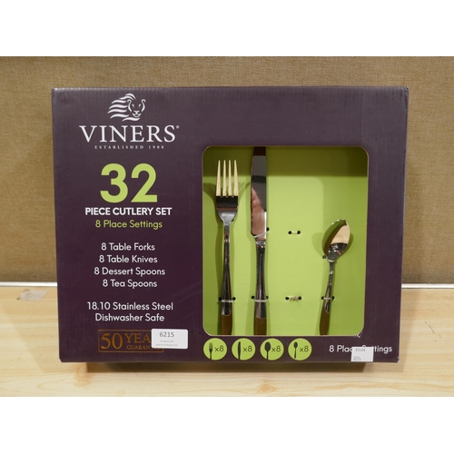 6215 - Henley Viners Cutlery Set - Incomplete *This Item Is Subject To Vat (327A-26)