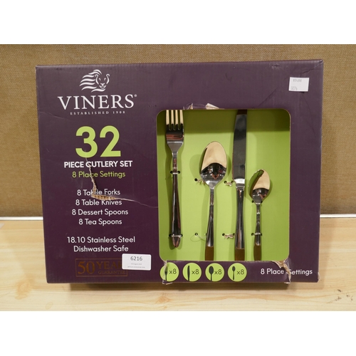 6216 - Henley Viners Cutlery Set - Incomplete *This Item Is Subject To Vat (327A-27)