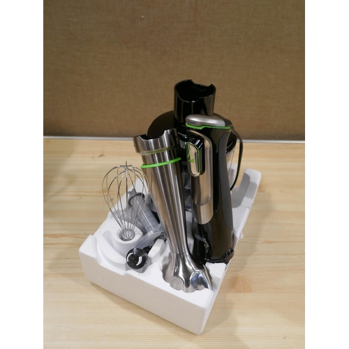 6222 - Delonghi Genio Coffee Machine and a Braun Hand Blender (Model no: Mq9138Xi)  *This Item Is Subject T... 