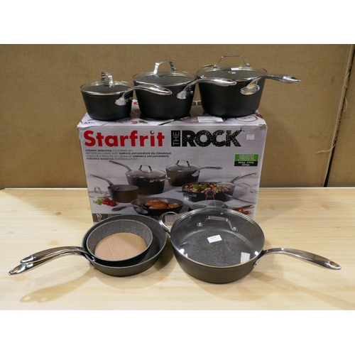 6224 - The Rock Zero Black Cookware, Original RRP £99.99 + Vat *This Item Is Subject To Vat (327A-32)