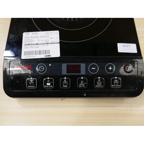 6227 - Tefal Everyday Induction Hob - model - Ih201840 *This Item Is Subject To Vat (327A-24)