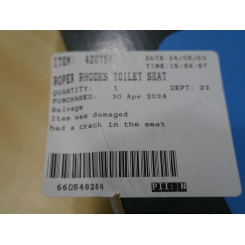 6250 - Roper Rhodes Toilet Seat *This Item Is Subject To Vat (327A-452)