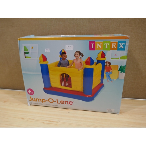 6251 - Intex Castle Bouncer Jump-O-Lene *This Item Is Subject To Vat (327A-457)