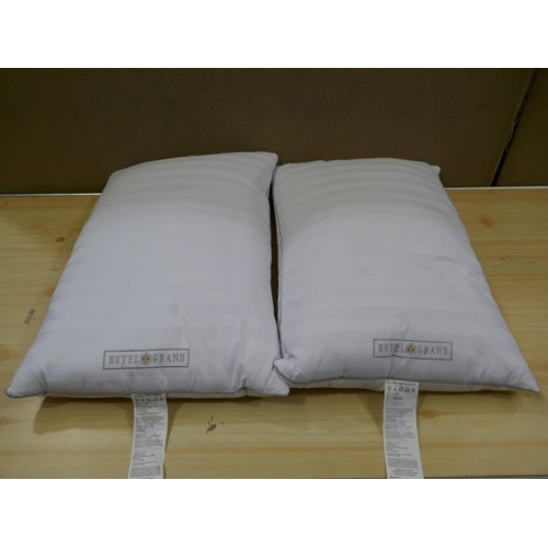 6254 - Hotel Grand Down Roll jumbo Pillows (328-79)* This lot is subject to vat