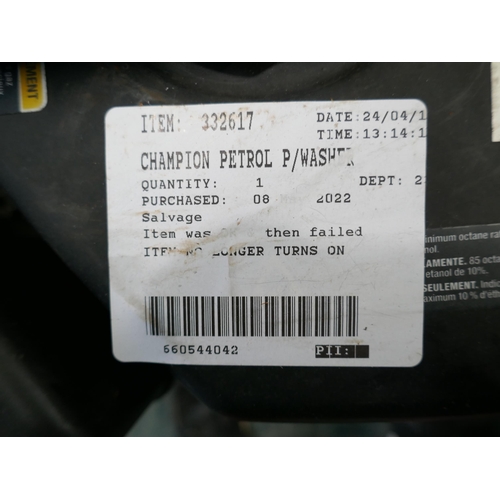 6272 - Champion Petrol Power Washer 2600 Psi, Original RRP £299.99 + Vat *This Item Is Subject To Vat (327A... 