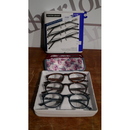 6108 - 2 Packs Of  Mixed Reading Glasses (328-218,219)* This lot is subject to vat