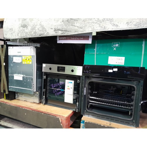 6289 - Large quantity of damaged appliances to include: Matrix Cooker Hood, Karlson Oven, Zanussi Oven , Vi... 