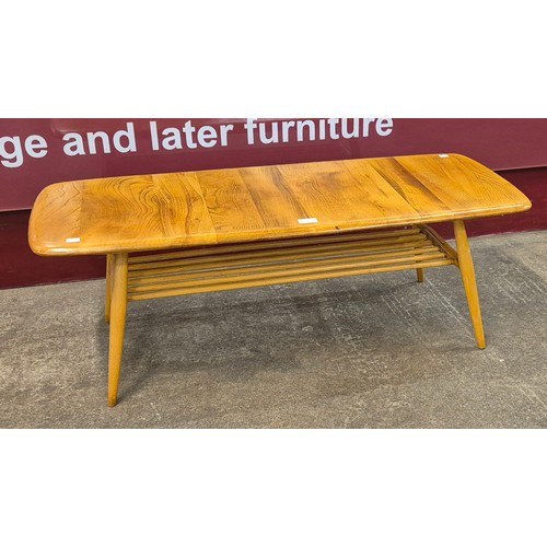 19 - An Ercol Blonde elm and beech Windsor coffee table